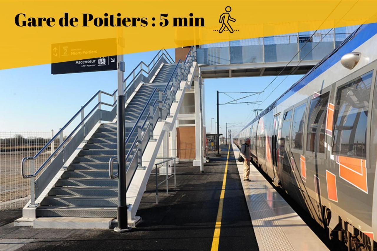 Le Duplex By Goodbnb - Proche Gare - 15Min Futuroscope Poitiers Exterior photo